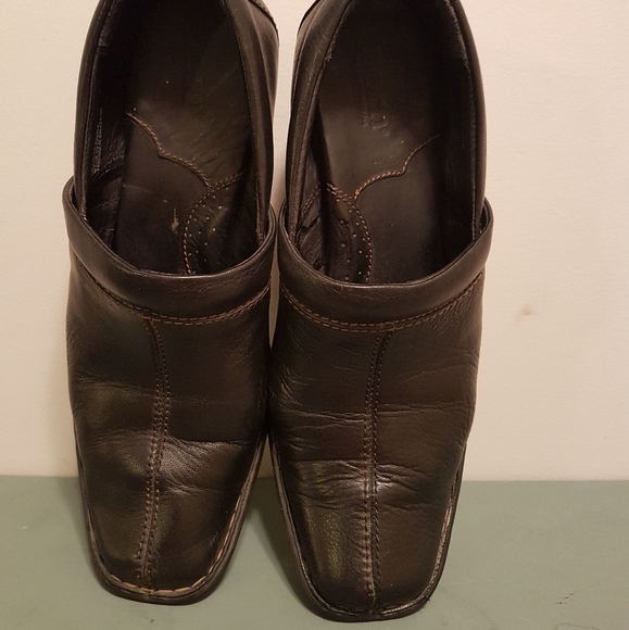 Born black heeled leather shoes - Picture 2 of 6